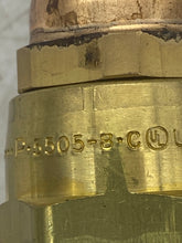 Load image into Gallery viewer, Parker Refrigeration 5500-06-08 Self Sealing Brass Coupling, 3/8" ODF (Open Box)