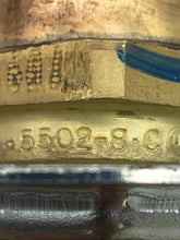 Load image into Gallery viewer, Parker Refrigeration 5500-06-08 Self Sealing Brass Coupling, 3/8" ODF (Open Box)