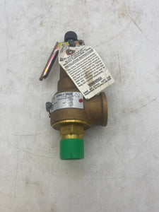 Kunkle 6010EDM01-AM-0080 Bronze Safety Relief Valve, 3/4", 80 PSI (New)