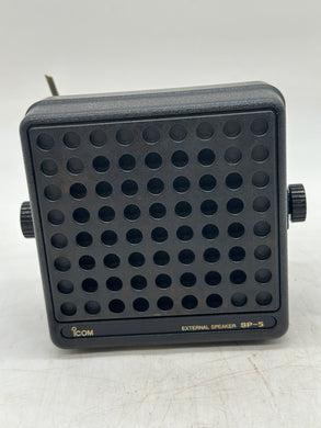 iCom SP-5 External Speaker, 5 Watt, 4 Ohm, Missing Mounting Bracket (Used)