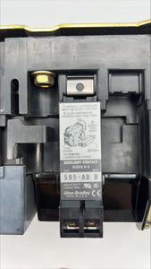 Allen-Bradley 509-DOD-XXX Size 3 Starter w/ 592-B1KD Ovld Relay, 110/120V Coil (Used)