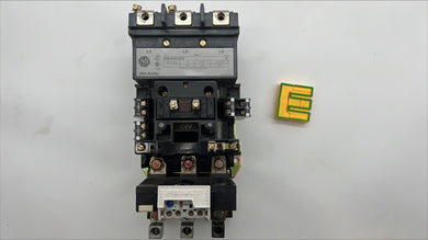 Allen-Bradley 509-DOD-XXX Size 3 Starter w/ 592-B1KD Ovld Relay, 110/120V Coil (Used)
