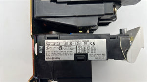 Allen-Bradley 509-BOD-XXX Size 1 Starter w/ 592-A1CA Ovld Relay, 110/120V Coil (Used)