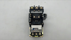 Allen-Bradley 509-BOD-XXX Size 1 Starter w/ 592-A1FA Ovld Relay, 110/120V Coil (Used)