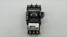 Load image into Gallery viewer, Allen-Bradley 509-BOD-XXX Size 1 Starter w/ 592-A1HA Ovld Relay, 110/120V Coil (Used)