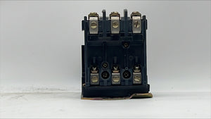 Allen-Bradley 509-BOD-XXX Size 1 Starter w/ 592-A1FA Ovld Relay, No Coil (Used)