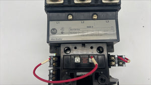 Allen-Bradley 509-FOD-XXX Size 5 Starter w/ 592-B1NF Ovld Relay 110/120V Coil (Used)