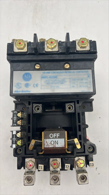 Allen-Bradley 500FL-DOD93 Size 3 Lighting Contactor, 100A, 600VAC, 3P, No Coil (Used)