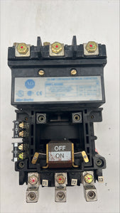 Allen-Bradley 500FL-DOD93 Size 3 Lighting Contactor, 100A, 600VAC, 3P, No Coil (Used)