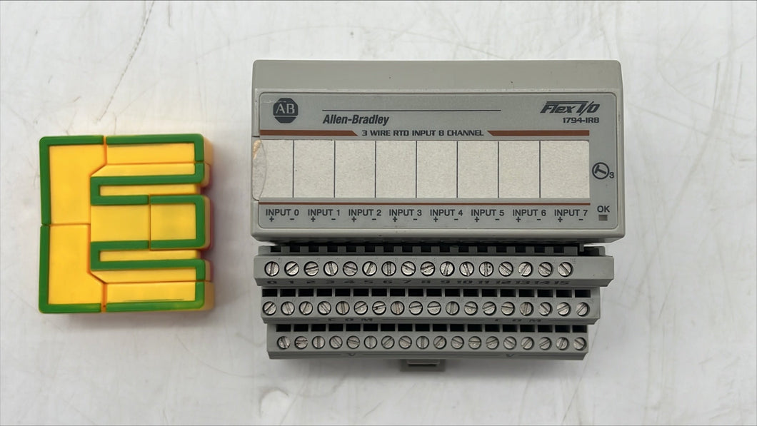 Allen-Bradley 1794-IR8 Flex I/O 3 Wire RTD Input 8 Channel 24VDC (Used)