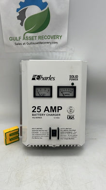 Charles 9Q-12255HQ-A Battery Charger, HQ Series, In: 120VAC Out: 12VDC 25A (Used)