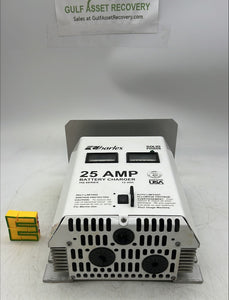 Charles 9Q-12255HQ-A Battery Charger w/ Drip Guard, In: 120VAC Out: 12VDC 25A (Used)