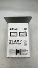 Load image into Gallery viewer, Charles 9Q-12255HQ-A Battery Charger w/ Drip Guard, In: 120VAC Out: 12VDC 25A (Used)