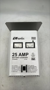 Charles 9Q-12255HQ-A Battery Charger w/ Drip Guard, In: 120VAC Out: 12VDC 25A (Used)