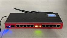 Load image into Gallery viewer, MikroTik RB2011UiAS-2HnD-IN Router w/ Power Adapter (Used)