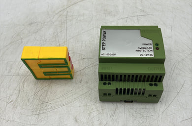 Phoenix Contact 2938921 STEP-PS-100-240AC/12DC/3 Power Supply (Used)