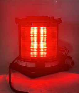 Aqua Signal 3664205000 Series 65 Red Port LED Masthead Light (Used)