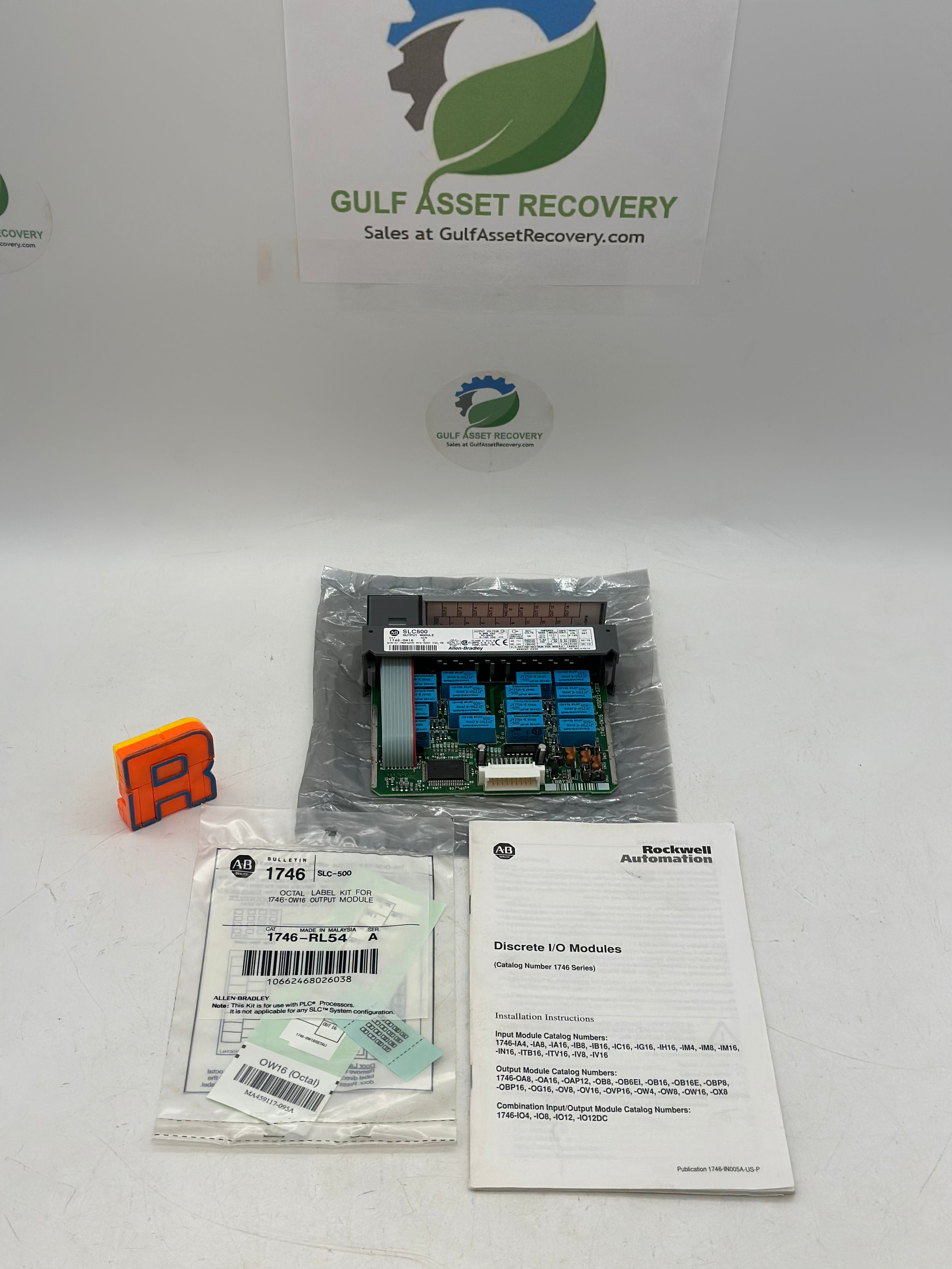 Allen-Bradley 1746-OW16 SLC500 Output Module (No Box) – Gulf Asset  Recovery