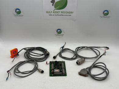 Furuno 001-046-600-00 05P0606 PCB Distributor w/ Pictured Cables for GMDSS Station FS-1562 (Used)