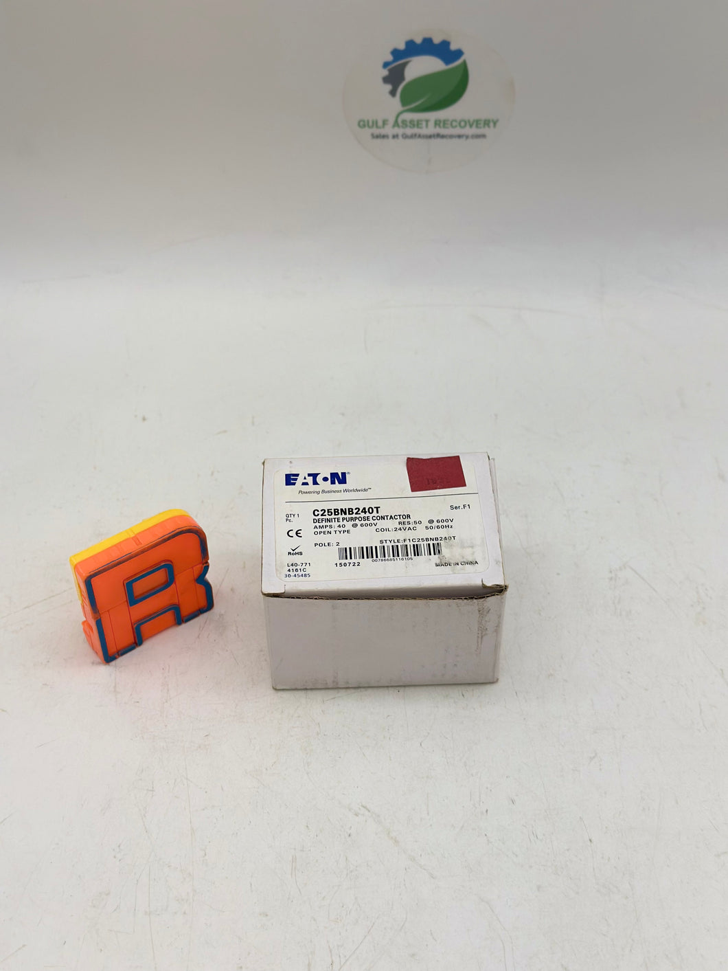 Eaton C25BNB240T Ser.F1 Def. Purpose Contactor *Lot of (2)* (New)