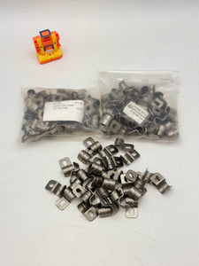 Channel Track SCL50SS Single Line Clamp, 1/2" Tubing, 316SS *Lot of (136)* (No Box)