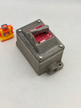 Load image into Gallery viewer, Cooper Crouse-Hinds EDSC218-SA Haz. Loc. 2-Pole Snap Switch w/ EDSC271-SA Body (Used)