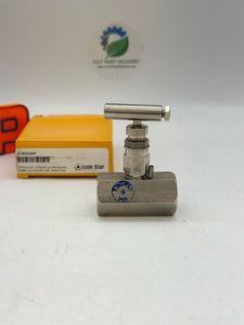 Parker V-508S6P Needle Valve Assembly, 1/2" FNPT x 1/2" FNPT (New)
