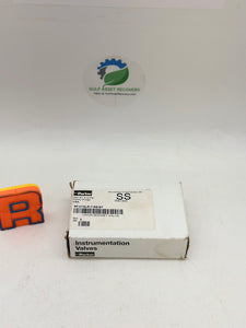 Parker 8F-U12LR-T-SS-ST Union Bonnet Valve (Open Box)