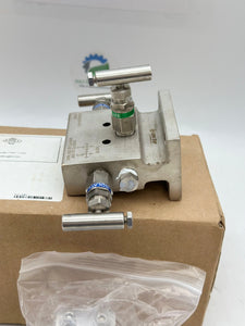 Parker PGI M-650S6P-VSH 3-Valve Manifold Asy. (New)
