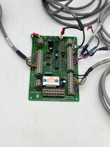 Furuno 001-046-600-00 05P0606 PCB Distributor w/ Pictured Cables for GMDSS Station FS-1562 (Used)
