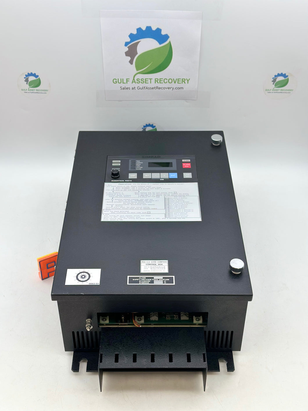 Simrad Robertson RGC12 Gyro Compass Control Unit (Used) – Gulf Asset ...