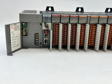 Load image into Gallery viewer, Allen-Bradley 1746-A10 SLC 500 10-Slot PLC Rack w/ 1746-P2 Pwr Sup, 1747-L541 CPU (Used)