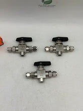 Load image into Gallery viewer, Parker 6A-HB4XK-SSP High Pressure Ball Valve, 3/8&quot;, 3-Way (No Box)