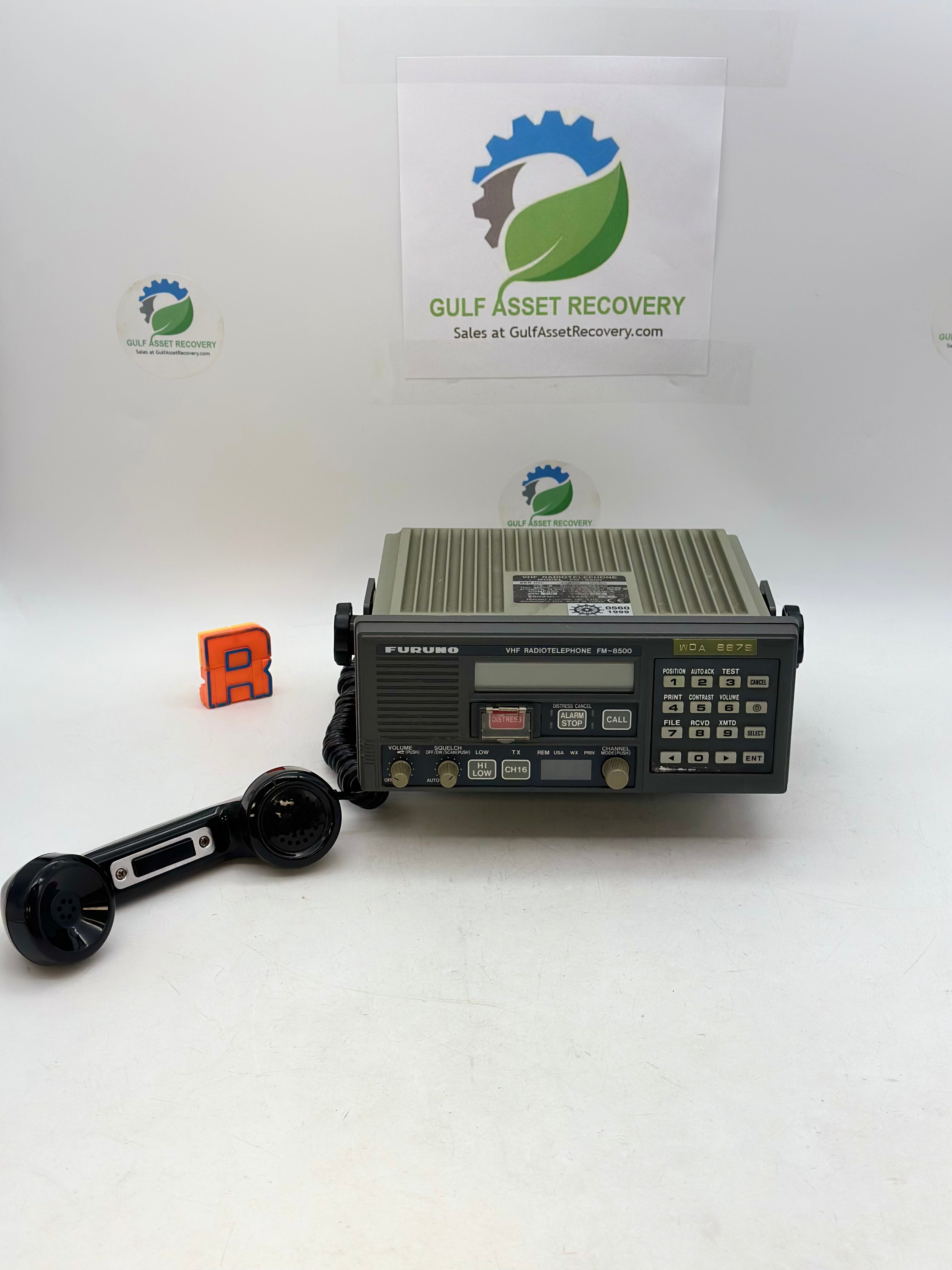 Furuno FM-8500 VHF Radiotelephone w/ Bracket, Handset (Used) – Gulf Asset  Recovery