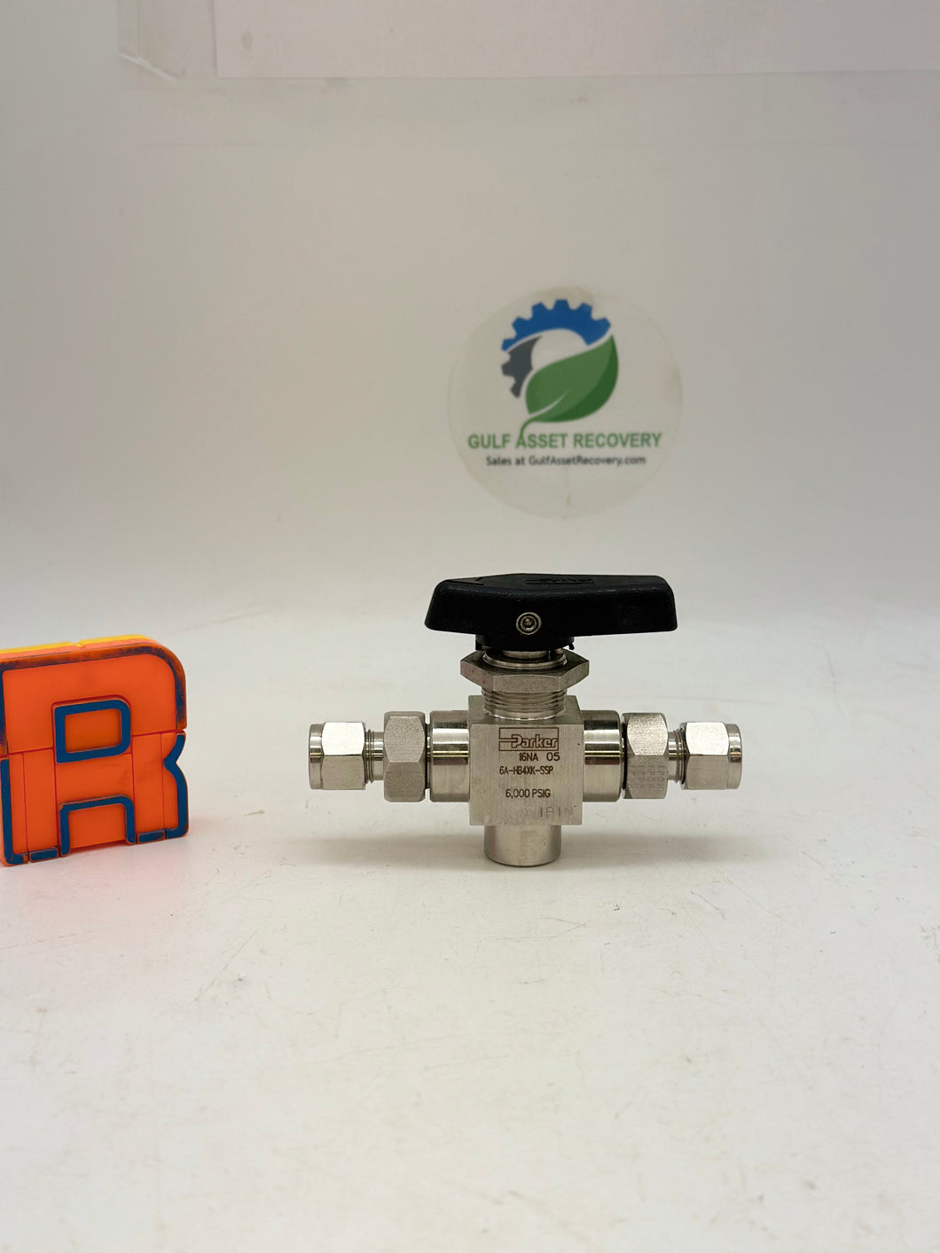 Parker 6A-HB4XK-SSP High Pressure Ball Valve, 3/8