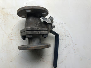 Force 1-BF11-ACD1L 1” 150 RF 2-Piece Floating Ball Valve, BF Series, WCB Body (Used)