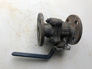 Force 1-BF11-ACD1L 1” 150 RF 2-Piece Floating Ball Valve, BF Series, WCB Body (Used)