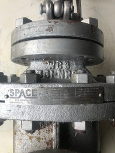 Space 15021B 3" 150 lb Cast Steel Gate Valve w/ Al. Br. Trim, Non-Rising Stem (No Box)