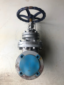 Space 15021B 3" 150 lb Cast Steel Gate Valve w/ Al. Br. Trim, Non-Rising Stem (No Box)