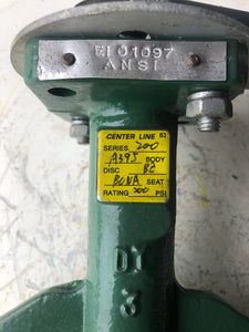 Crane Center Line 63 3" Butterfly Valve, Series 200, 200 PSI (No Box)