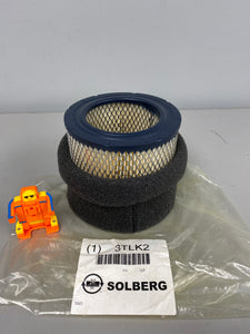 Solberg 3TLK2 Paper Replacement Filter Element, *Lot of (2) Filters* (No Box)