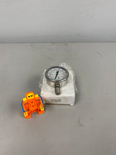 Load image into Gallery viewer, Grainger 25-500FG02L Pressure Gauge, -30inHg-30PSI/BAR, *Lot of (2)* (New)