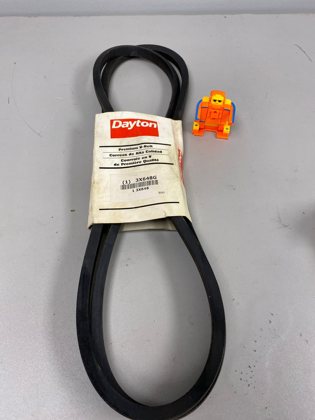 Dayton 3X704 V-Belt, *Lot of (2) Belts* (New)