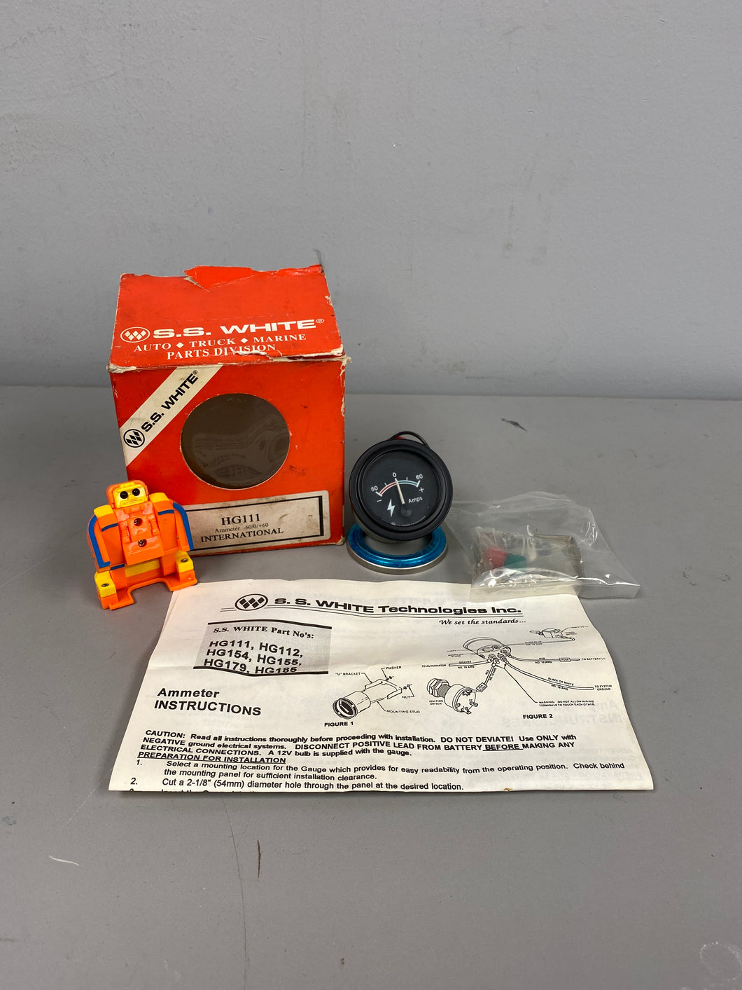 S.S. White HG111 Ammeter (New)