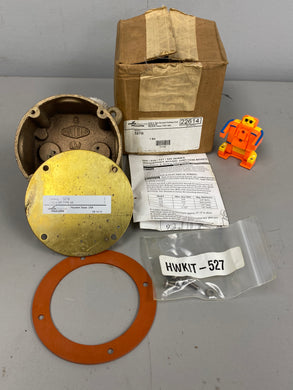 Cooper Crouse-Hinds Pauluhn 527B Junction Box, Screw, Brass, 4