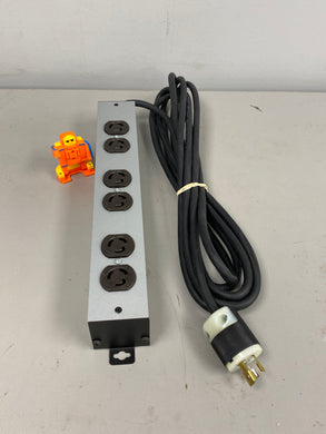 Hubbell MCP615TLBA17577 Mini Power Centre, 3 Duplex Twist Lock., L5-15P, *Lot of (4)* (New)