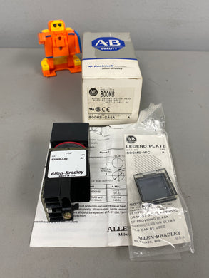 Allen-Bradley 800MB-CA4A Series A Small Square Flush Head, Push Button Grey (New)