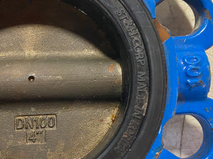 ST&H 4" 150 Butterfly Valve w/ Handle (Used)