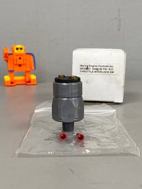 Marine Engine Controls Inc. ME20637 Throttle Interlock Switch, Set @ 80 PSI (New)