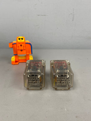 Potter & Brumfield KRP11DG Relay, 24VDC, *Lot of (2) Relays* (No Box)